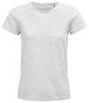 03579 Lds Pioneer SOL'S Ladies Pioneer Organic T-Shirt Ash colour image